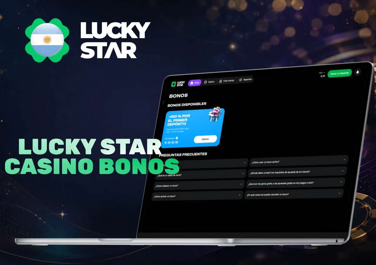 Bonos y promociones de Lucky Star Casino para jugadores de Argentina